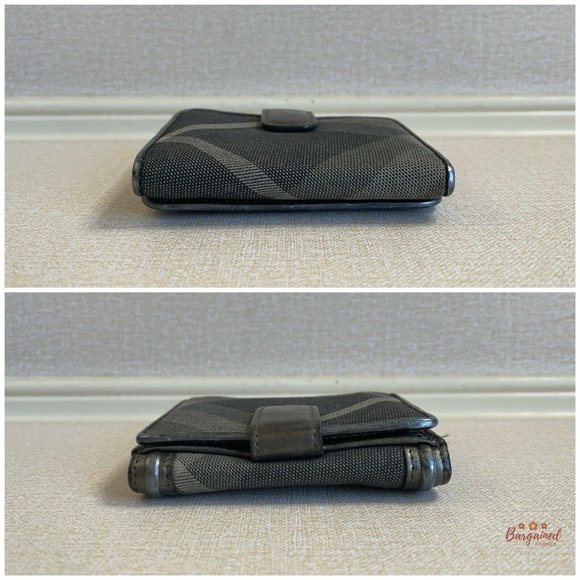 Authentic BURBERRY Shimmer Check Bifold Wallet - Picture 4 of 12